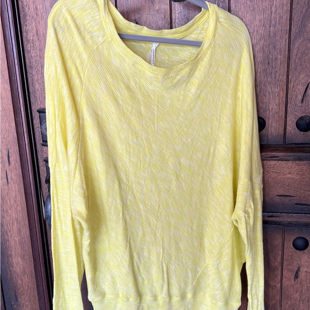 Anthropologie yellow top